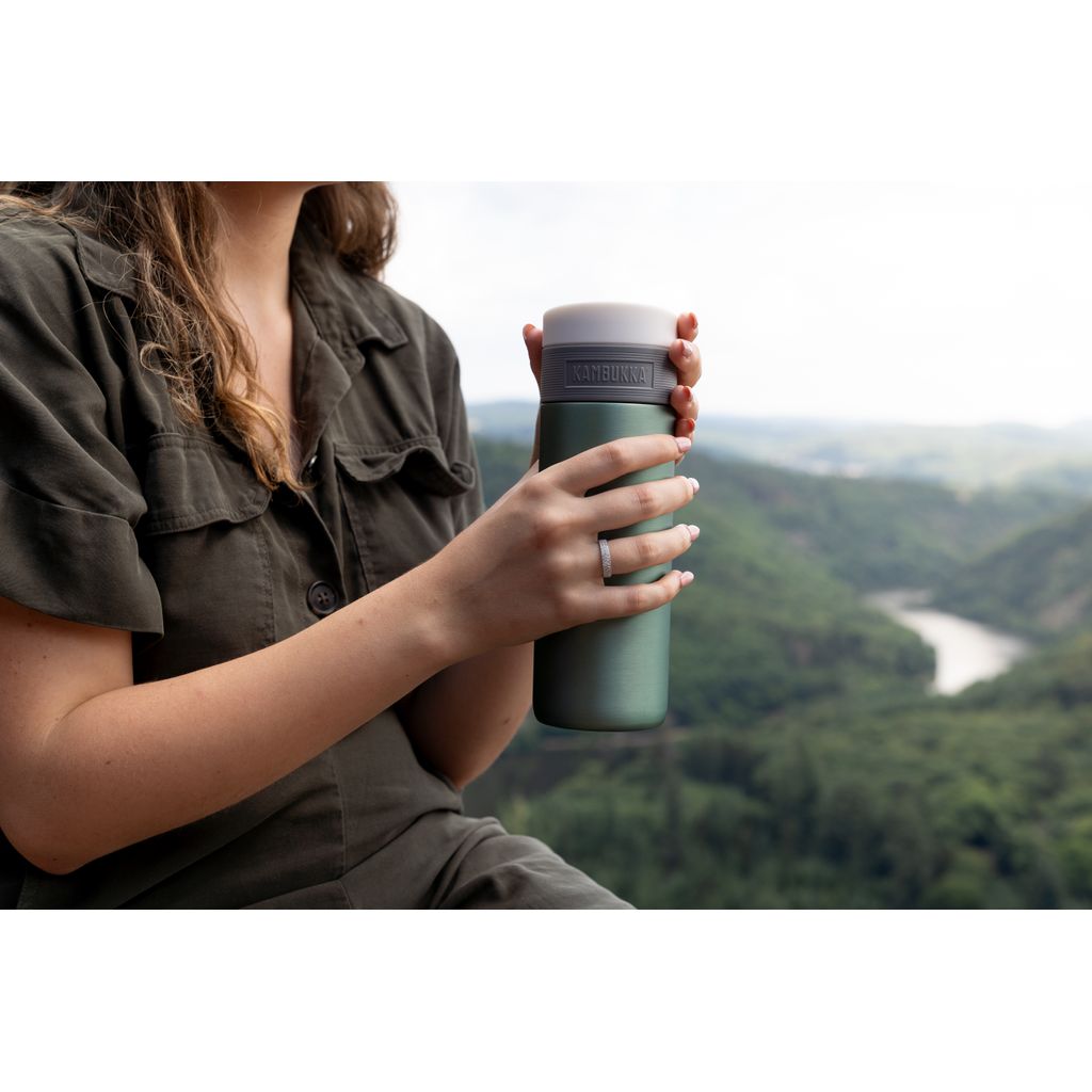 Travel mug isotherme 500 ml vert - Visuel 3